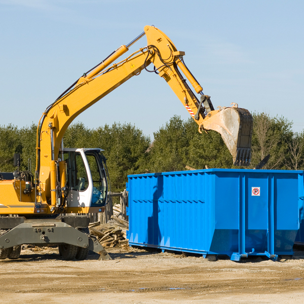 can i rent a residential dumpster for a construction project in Red Oak